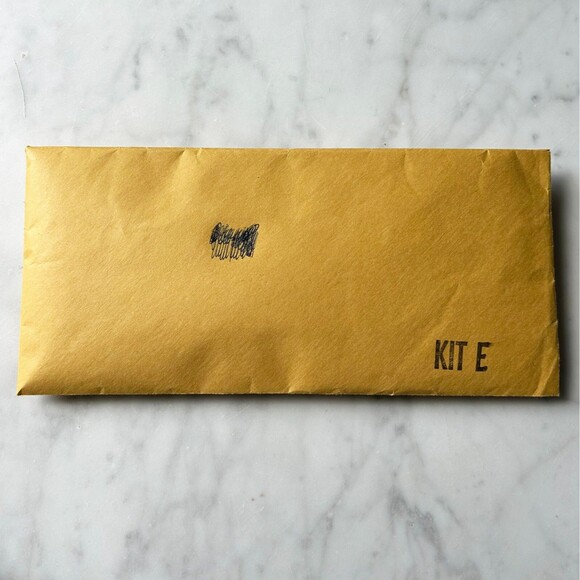 Vintage Crewel Embroidery Kit Covered Bridge with Horse by Creek/River-Kit E - Picture 4 of 4